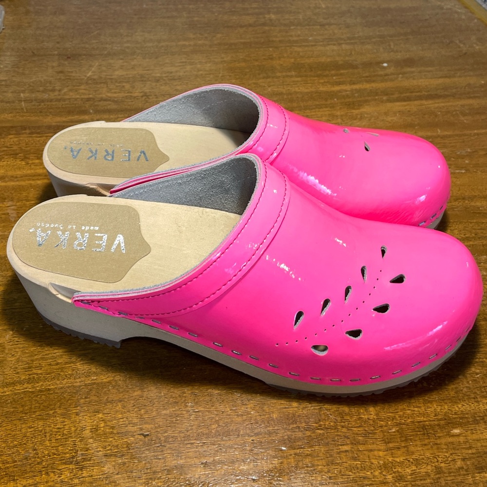 Verka Swedish Clogs - Hot Pink Size 38/7